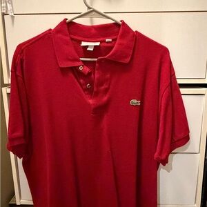 Lacoste Men's Polo in Bold Red